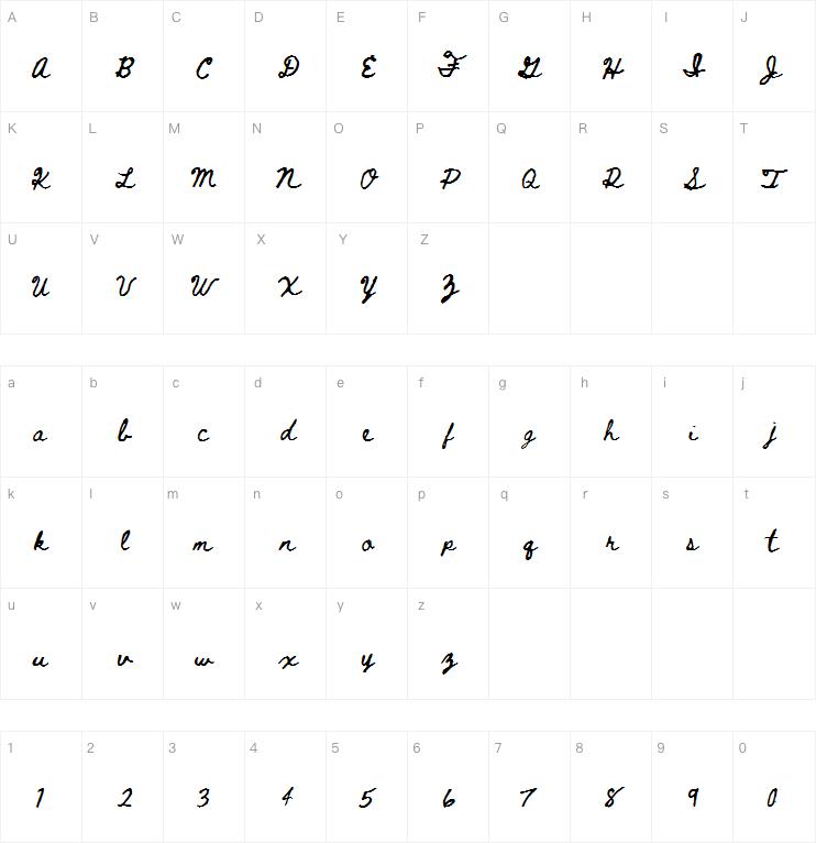 Beth Ellen字体