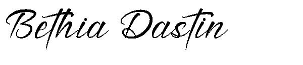 Bethia Dastin字体