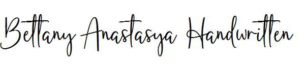 Bettany Anastasya Handwritten字体