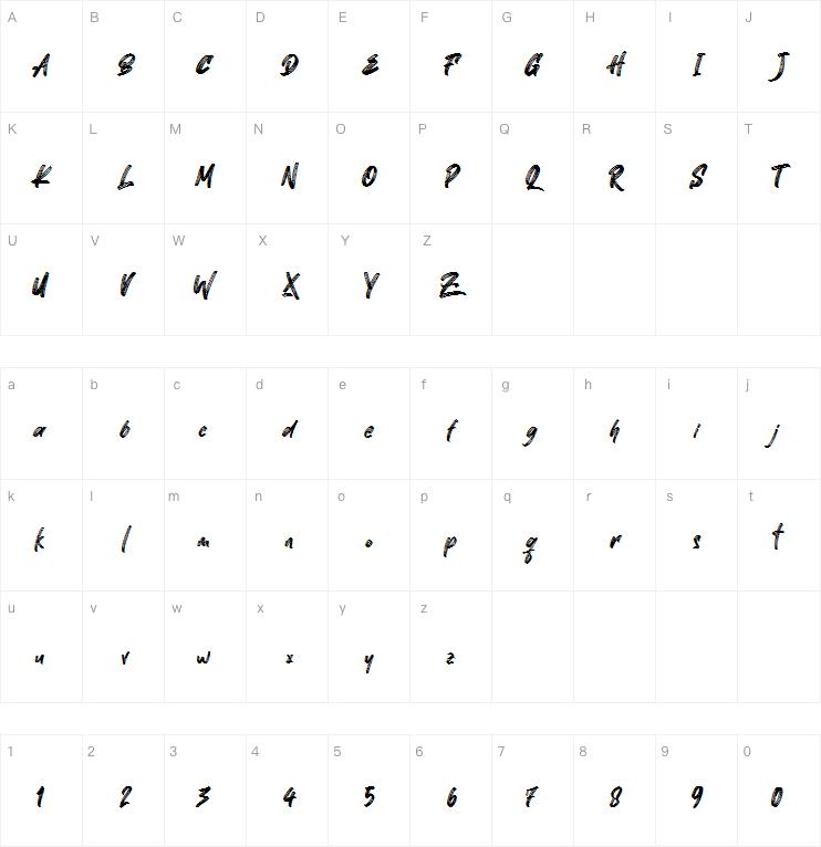 Better Brush字体