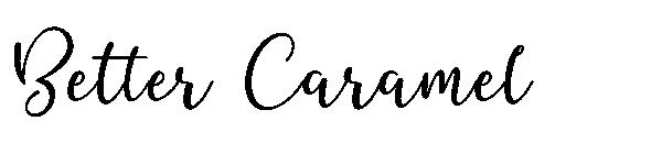 Better Caramel字体