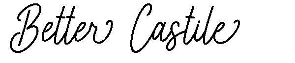 Better Castile字体