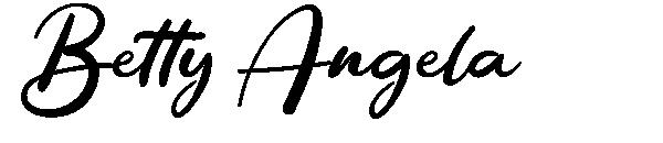Betty Angela字体