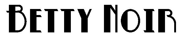 Betty Noir字体