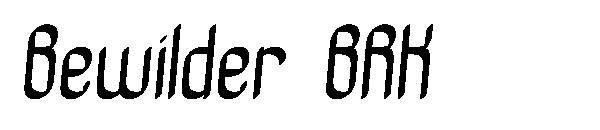 Bewilder BRK字体