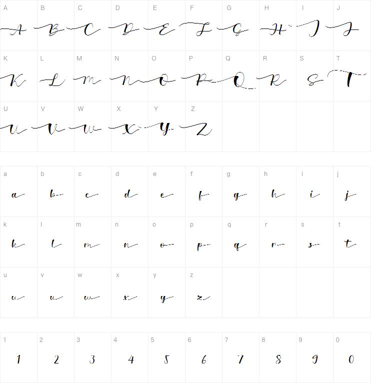 Bianca Eliza字体
