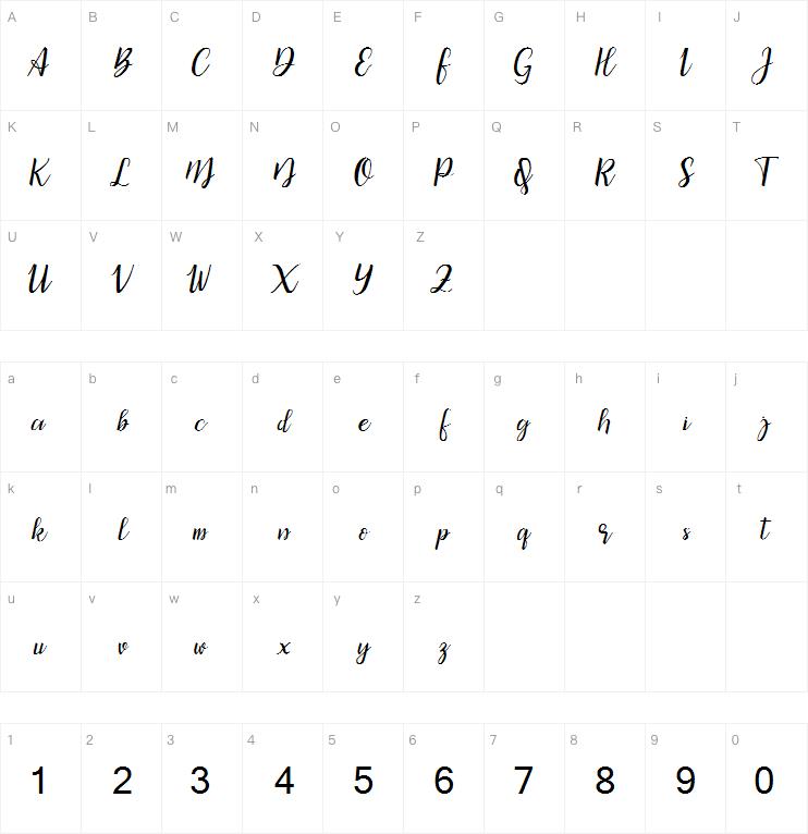 bicillesta字体