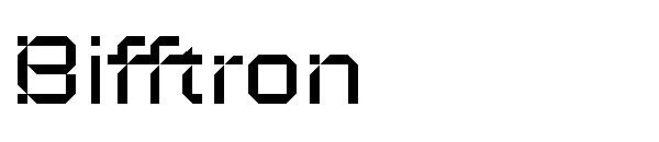 Bifftron字体