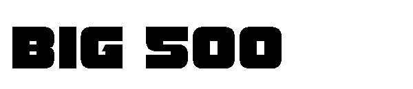 Big 500字体