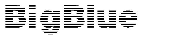 BigBlue字体