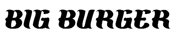 BIG BURGER字体