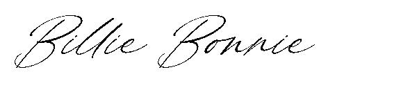 Billie Bonnie字体