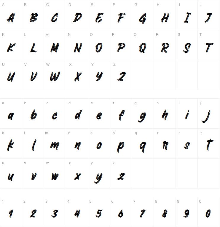 Bingo Reky字体