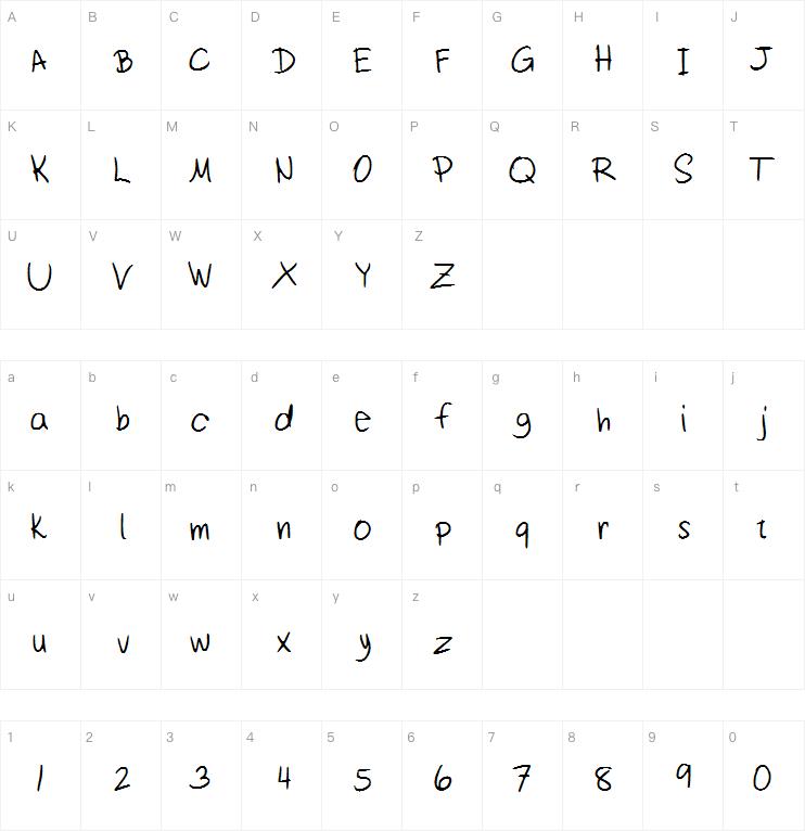 BistroHand字体