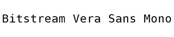 Bitstream Vera Sans Mono字体
