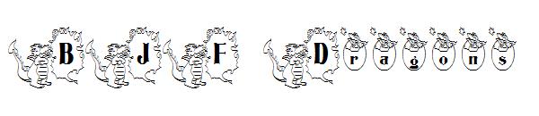 BJF Dragons字体