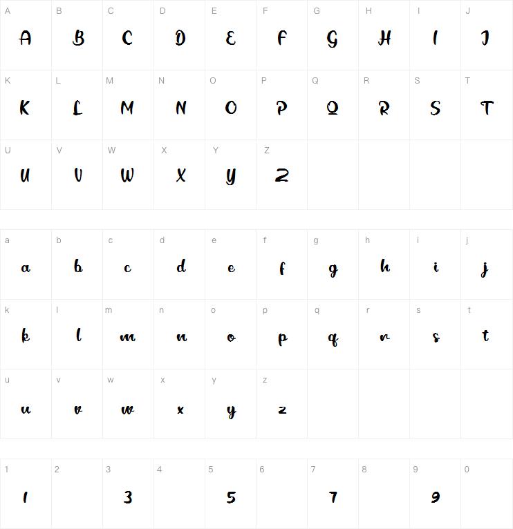 BlackCatty字体