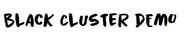 Black Cluster DEMO字体
