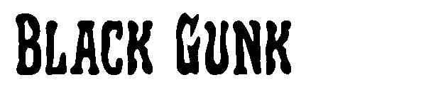 Black Gunk字体