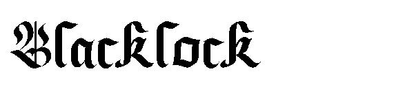 Blacklock字体