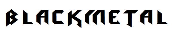 blackmetal字体
