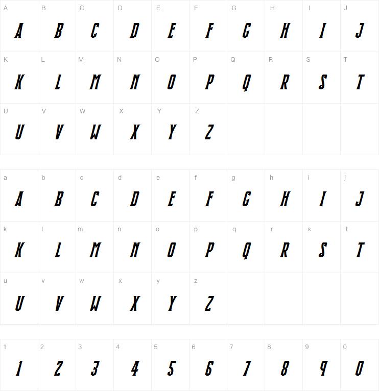 Blackmoon Quest字体