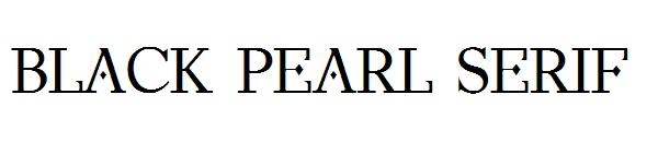 Black Pearl Serif字体