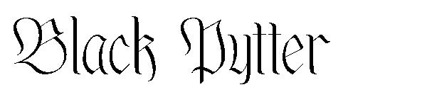 Black Pytter字体