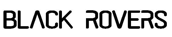 black rovers字体