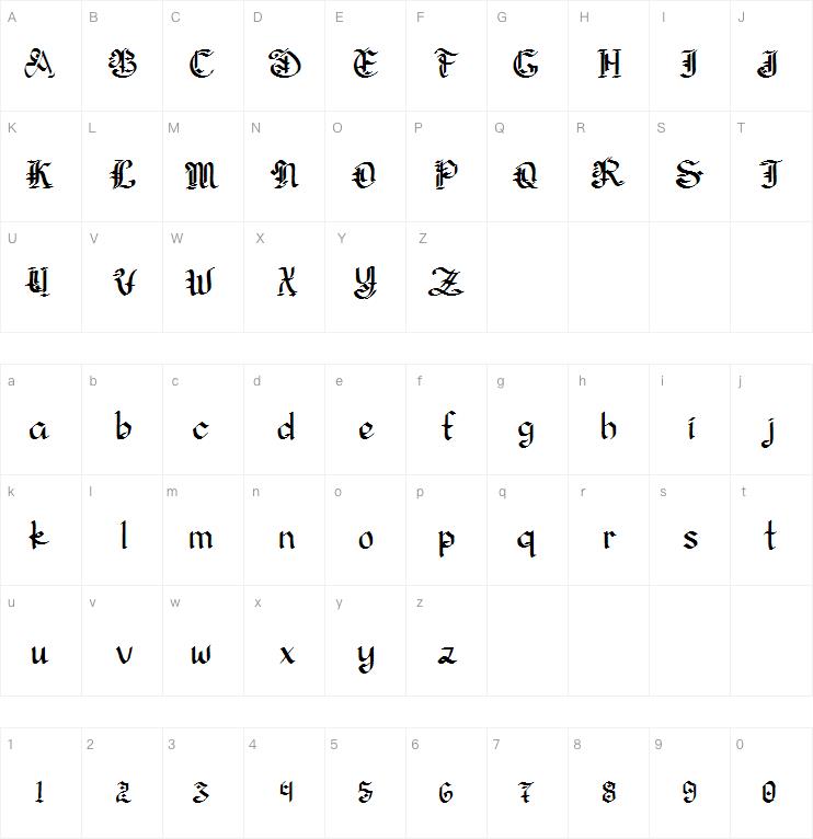Blackseed字体