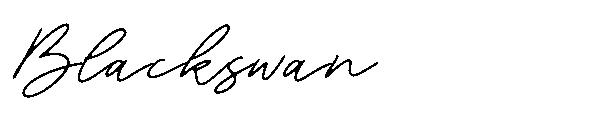 Blackswan字体