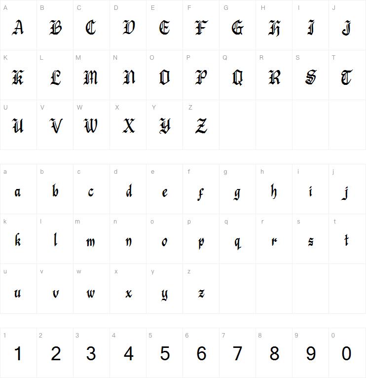 Black Window字体