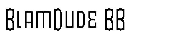 BlamDude BB字体