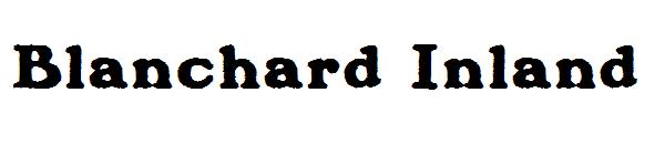 Blanchard Inland字体