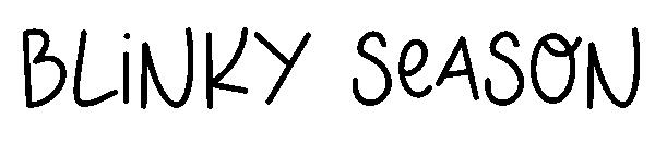 BLINKY SEASON字体