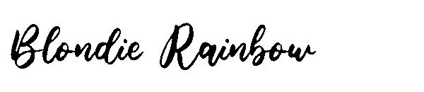 Blondie Rainbow字体