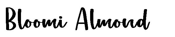 Bloomi Almond字体