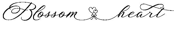 Blossom Heart字体