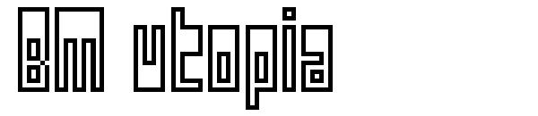 BM utopia字体