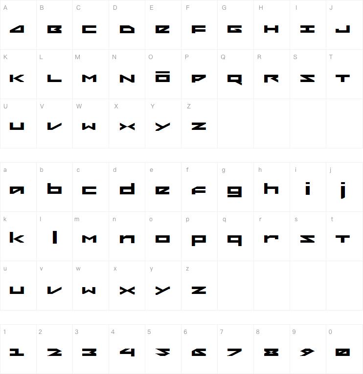 Bōblox 04字体