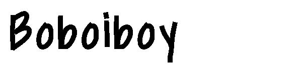 Boboiboy字体