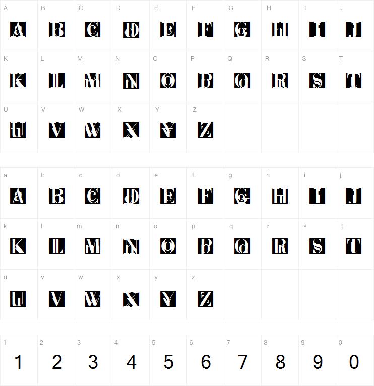 Bodoni Twins Caps字体