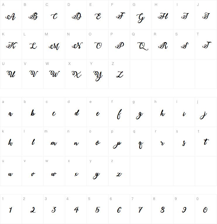 Bold  Stylish Calligraphy字体