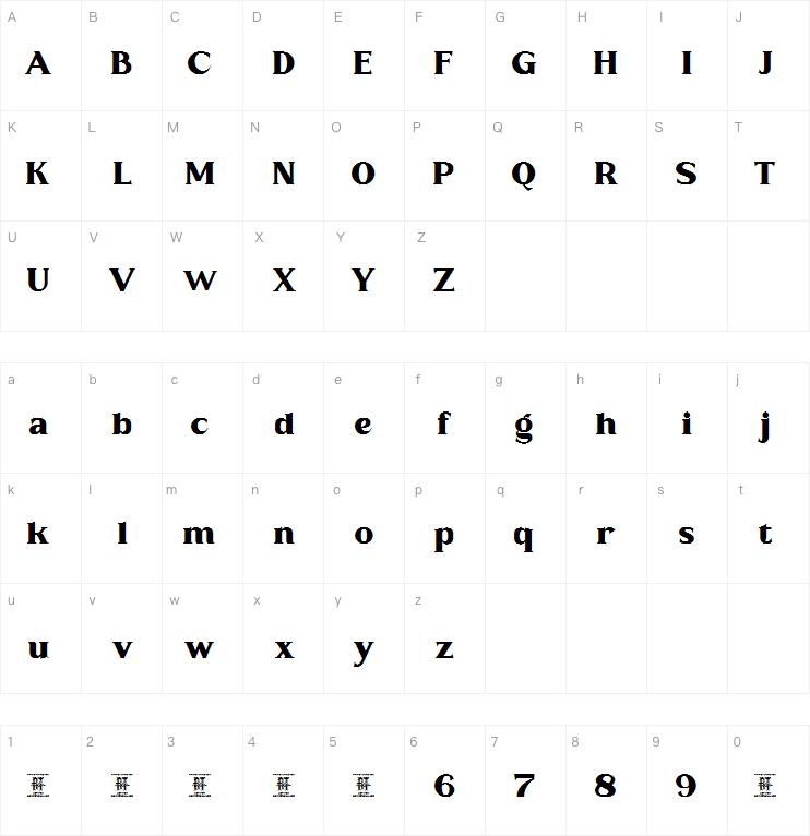 Bongola字体