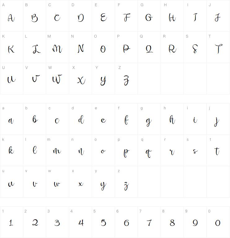 Bonoligt vertion字体