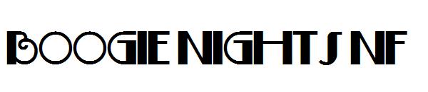Boogie Nights NF字体