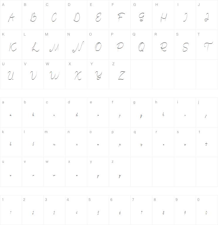 Bordershine Script字体