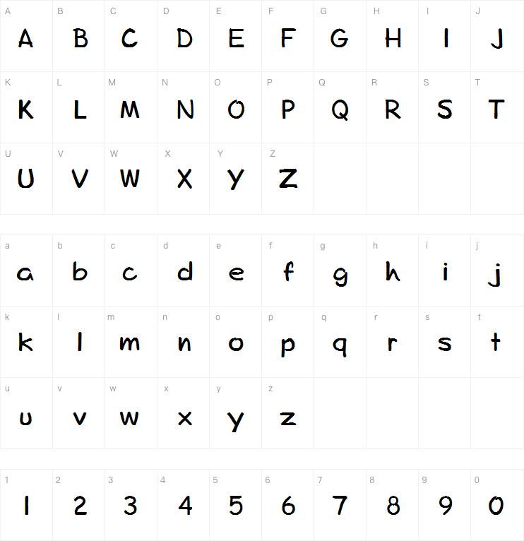 bosil unique Regular字体