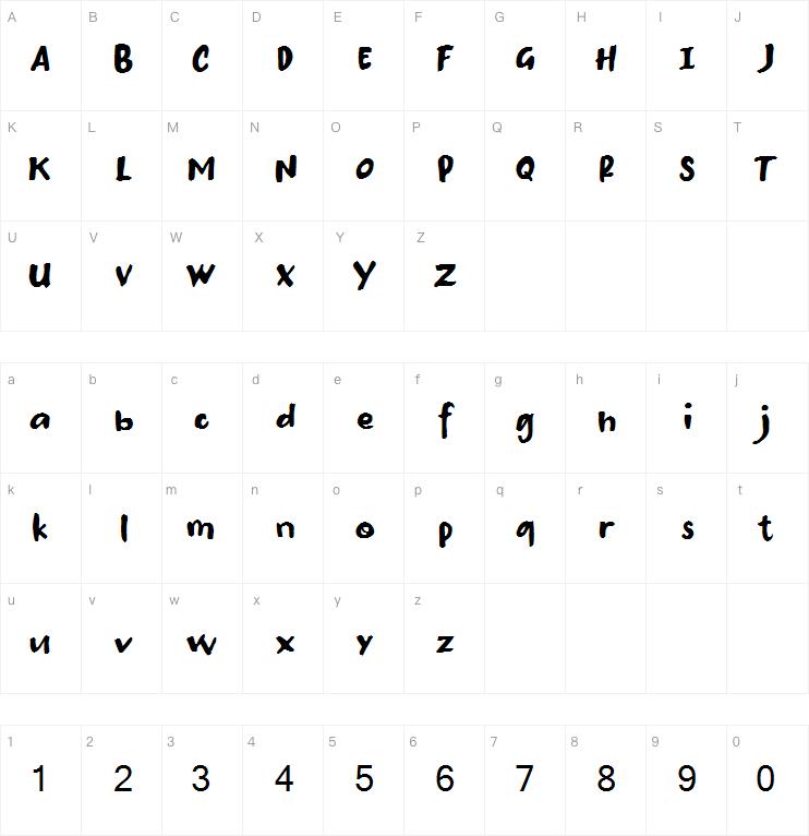 Botanville La Mess字体
