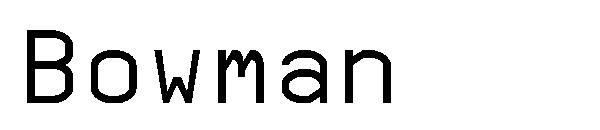 Bowman字体